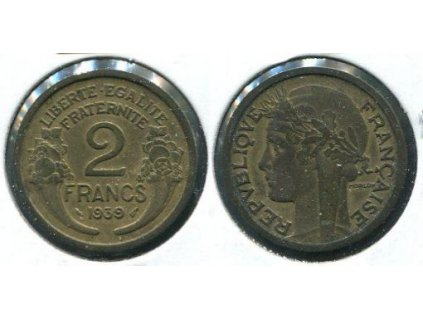 FRANCIE. 2 francs 1939.