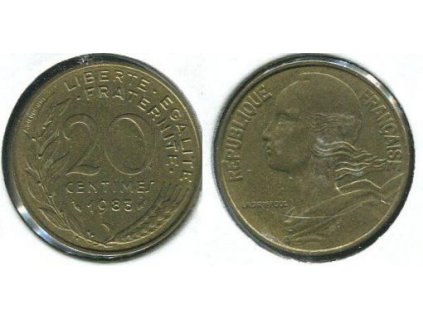 FRANCIE. 20 centimes 1983.