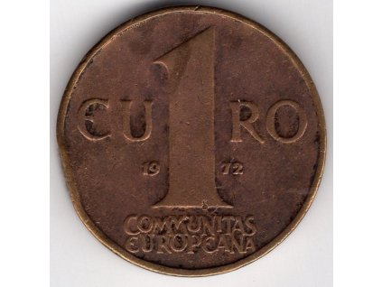 NIZOZEMÍ. 1 euro 1977. Europa filiorum nostrorum domus.