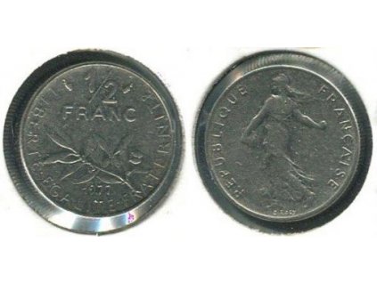 FRANCIE. 1/2 franc 1965.