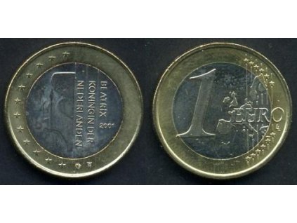 NIZOZEMÍ. 1 euro 2001.