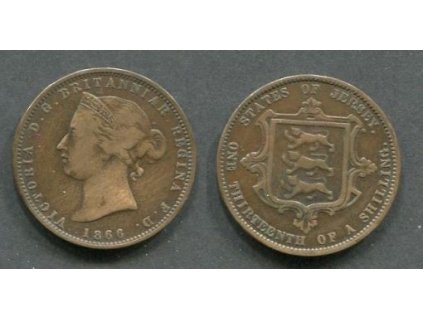 JERSEY. 1/13 shilling 1866.