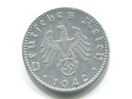 NĚMECKO. 50 Pfennig 1940/A.