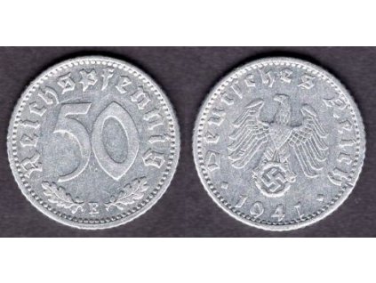 NĚMECKO. 50 Pfennig 1941/E.