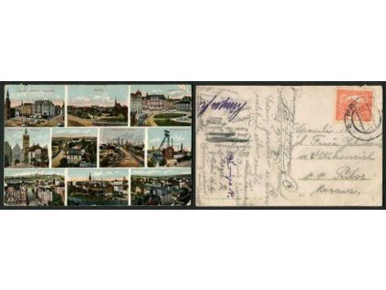 MORAVSKÁ OSTRAVA / Mähr. Ostrau. Ringplatz. Oderfurt. Antonienplatz. Kaiser Josef-Strasse. Witkowitser Werke. Heinrichschacht.