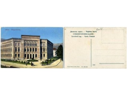 MOSTAR. Obergymnasium. 1910.