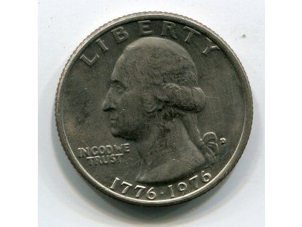USA. 1/4 dollar 1976/D.
