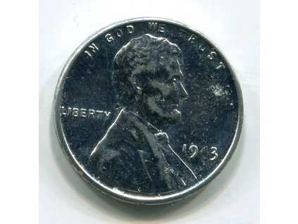 USA. 1 cent 1943. Fe.
