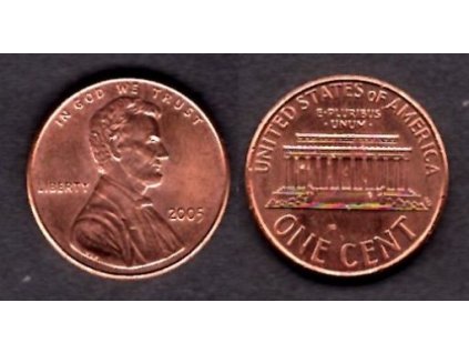 USA. 1 cent 2005.
