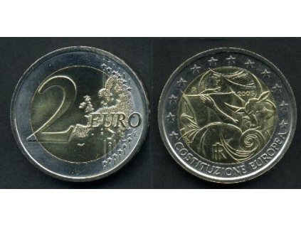 ITÁLIE. 2 euro 2005.