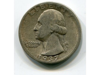 USA. 1/4 dollar 1937. Ag. KM-164