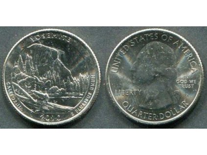 USA. 1/4 dollar 2010/P. Yosemite.