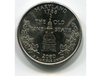 USA. 1/4 dollar 2000/P. Maryland.