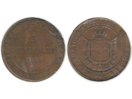 TOSCANA. 5 centesimi 1859.