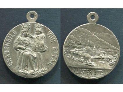 ETTAL. Kloster. Gnaden bild von Ettal.