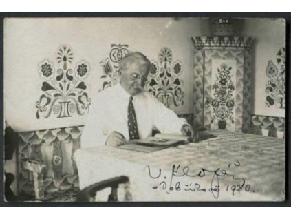 KLOFÁČ, Václav. Ministr národní obrany. 1930.