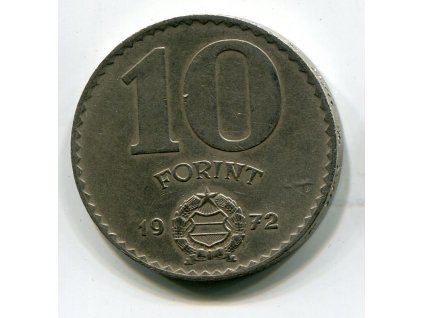 MAĎARSKO. 10 forint 1972.