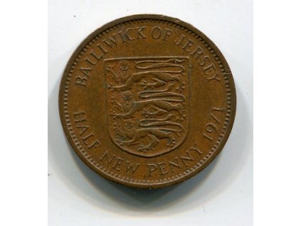 JERSEY. 1 penny 1971.