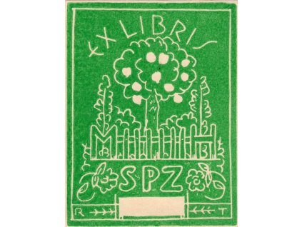 R - T: Ex libris SPZ.