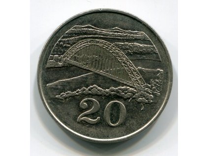 ZIMBABWE. 20 cents 1980. KM-4