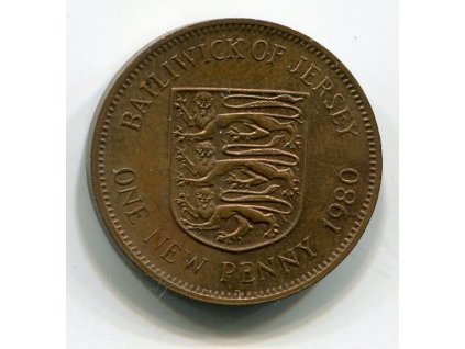 JERSEY. 1 penny 1980.