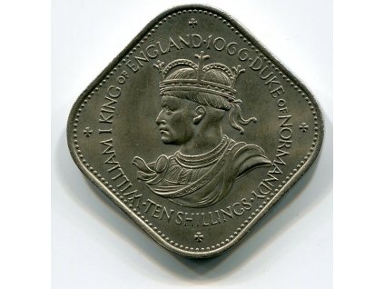 GUERNSEY. 10 shillings 1966.