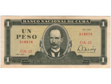 KUBA. 1 peso 1982.