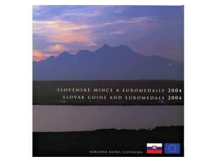 SLOVENSKO. Sada oběžných mincí 2004. Slovenská republika a euromedaile.