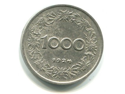 RAKOUSKO. 1000 Kronen 1924.