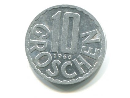 RAKOUSKO. 10 Groschen 1966.