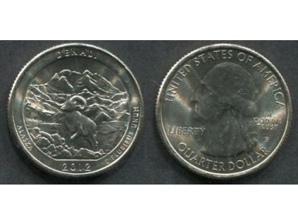 USA. 1/4 dollar 2012/P. Denali.