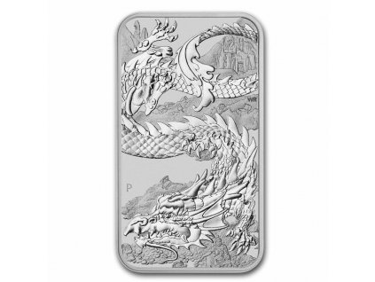 2023 australia 1 oz silver dragon rectangular coin bu 279367 slab