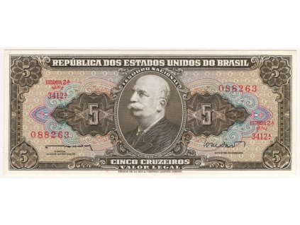 BRAZÍLIE. 5 cruzeiros (1943).