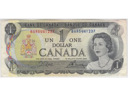 KANADA. 1 dollar 1973.