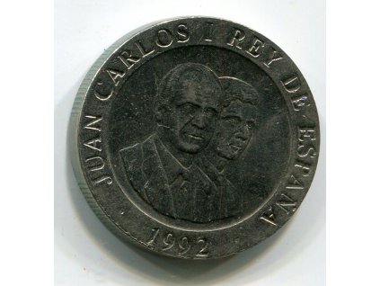 ŠPANĚLSKO. 200 pesetas 1992. KM-910