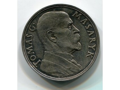 MASARYK, T. G. Stříbrná medaile k 85. narozeninám. 1935, Ag. 32 mm. Autor: Španiel