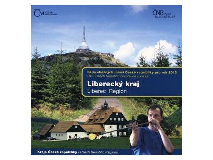 ČESKO. Sada oběžných mincí 2013. Liberecký kraj. b.k.