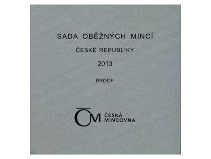 ČESKO. Sada oběžných mincí 2013. Semiš. PROOF.