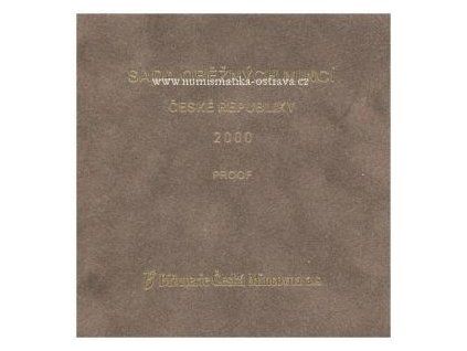 ČESKO. Sada oběžných mincí 2000. PROOF.