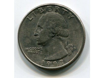 USA. 1/4 dollar 1993/D.
