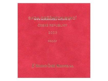 ČESKO. Sada oběžných mincí 2003. PROOF.