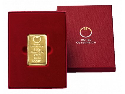 2021 Goldbarren Etui GoldblisterOFFEN 250g komplett