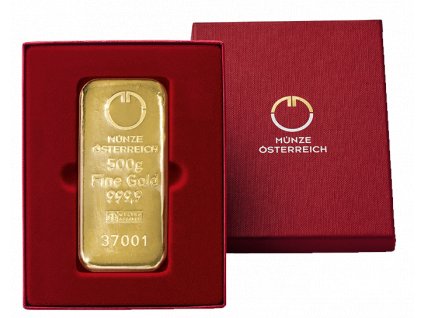 2021 Goldbarren Etui GoldblisterOFFEN 500g komplett