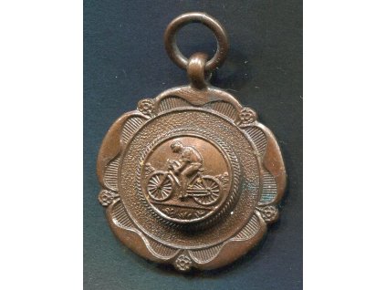 VELKÁ BRITÁNIE. Bronzová cyklistická medaile. C. T. C. "12" / S. Marschall / 1924.