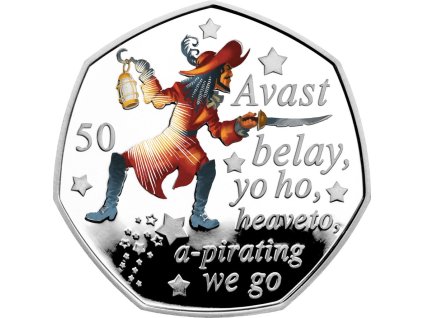 gm a3e5b300 9723 446c 915e e0ae637a24bf st peter pan 2019 silver proof 50p six coin set captain hook reverse only
