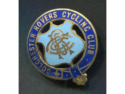 VELKÁ BRITÁNIE. Cyklistický odznak. Colchester Rovers Cycling Club.