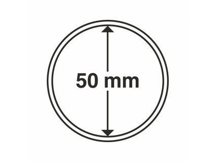 Kapsle na mince do Ø 50 mm - 10 kusů v balení