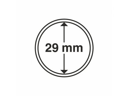 Kapsle na mince do Ø 29 mm - 10 kusů v balení