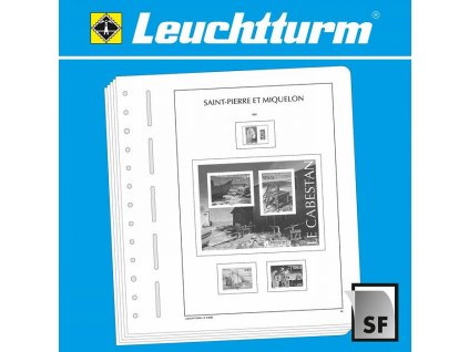 Předtištěné listy LEUCHTTURM SF - Saint-Pierre a Miquelon 1958-1976