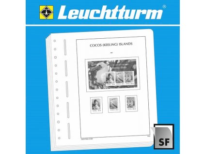 Předtištěné listy LEUCHTTURM SF - Kokosové ostrovy 1963-2019